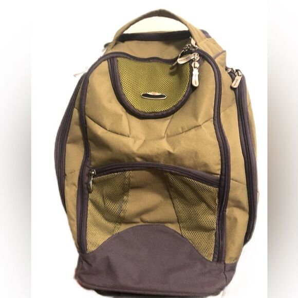 Dockers olive green rolling backpack - Picture 1 of 9